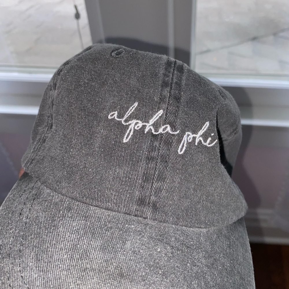 alpha phi baseball cap